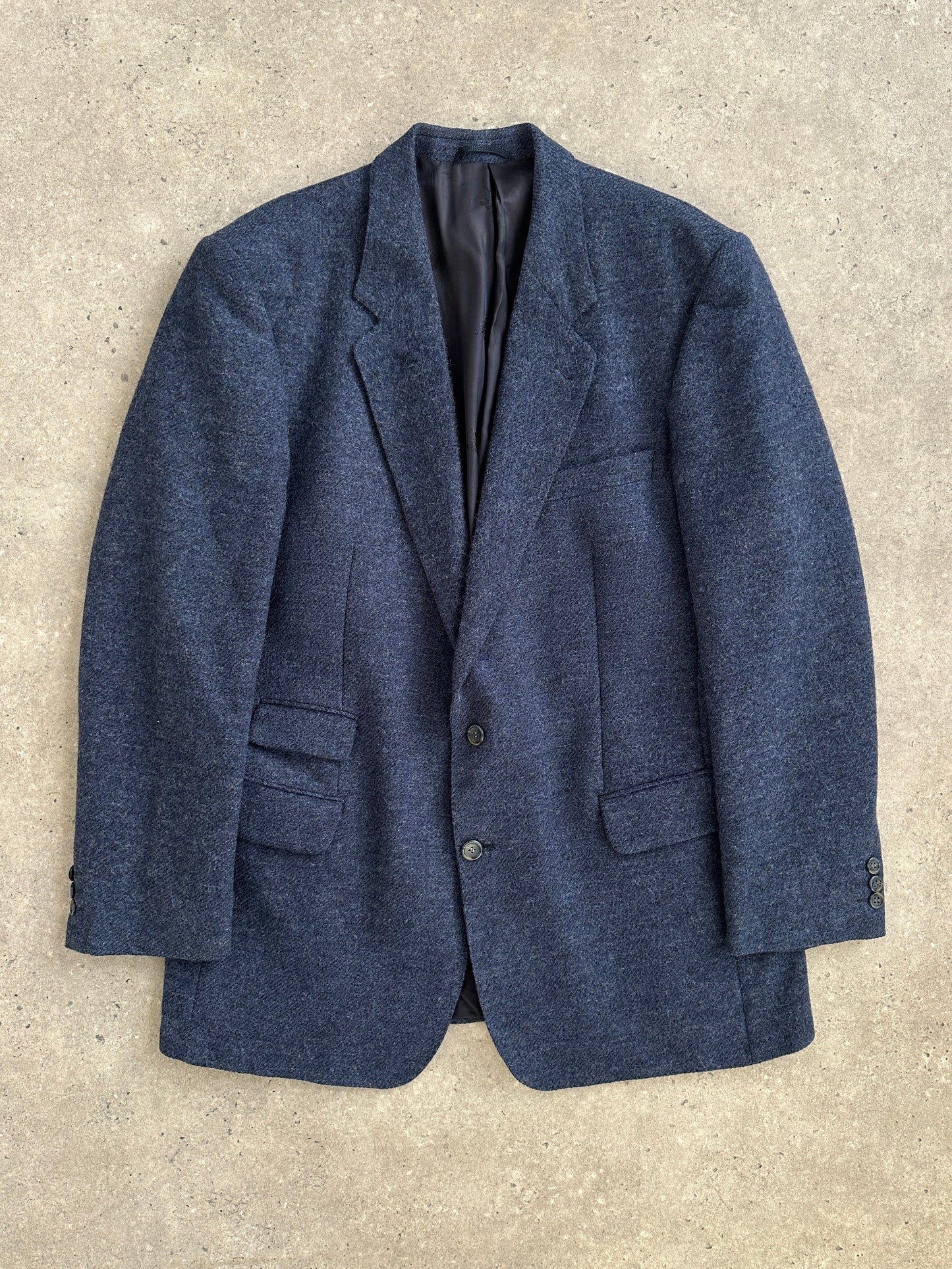 Burberry 1990s Pure Brushed Wool Blazer - 44R/XL