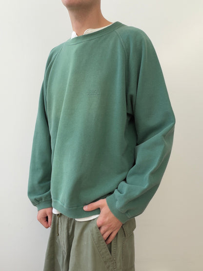 Armani Jeans 90s Crewneck Sweatshirt | X-Large, Green