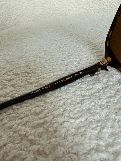 Vintage 2000s Chanel Oversized Sunglasses | O/S, Brown
