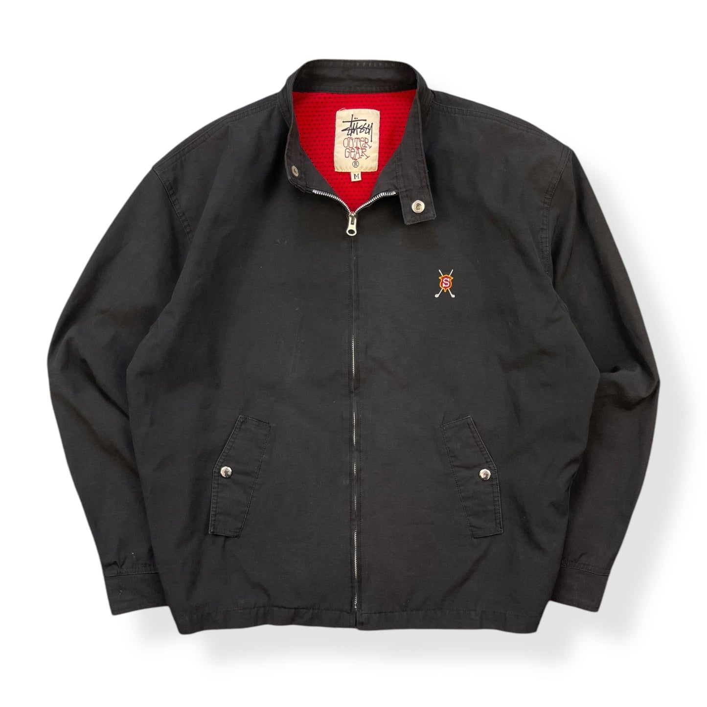 1990's Stussy Outer Gear Jacket (L) | Default Title, Black
