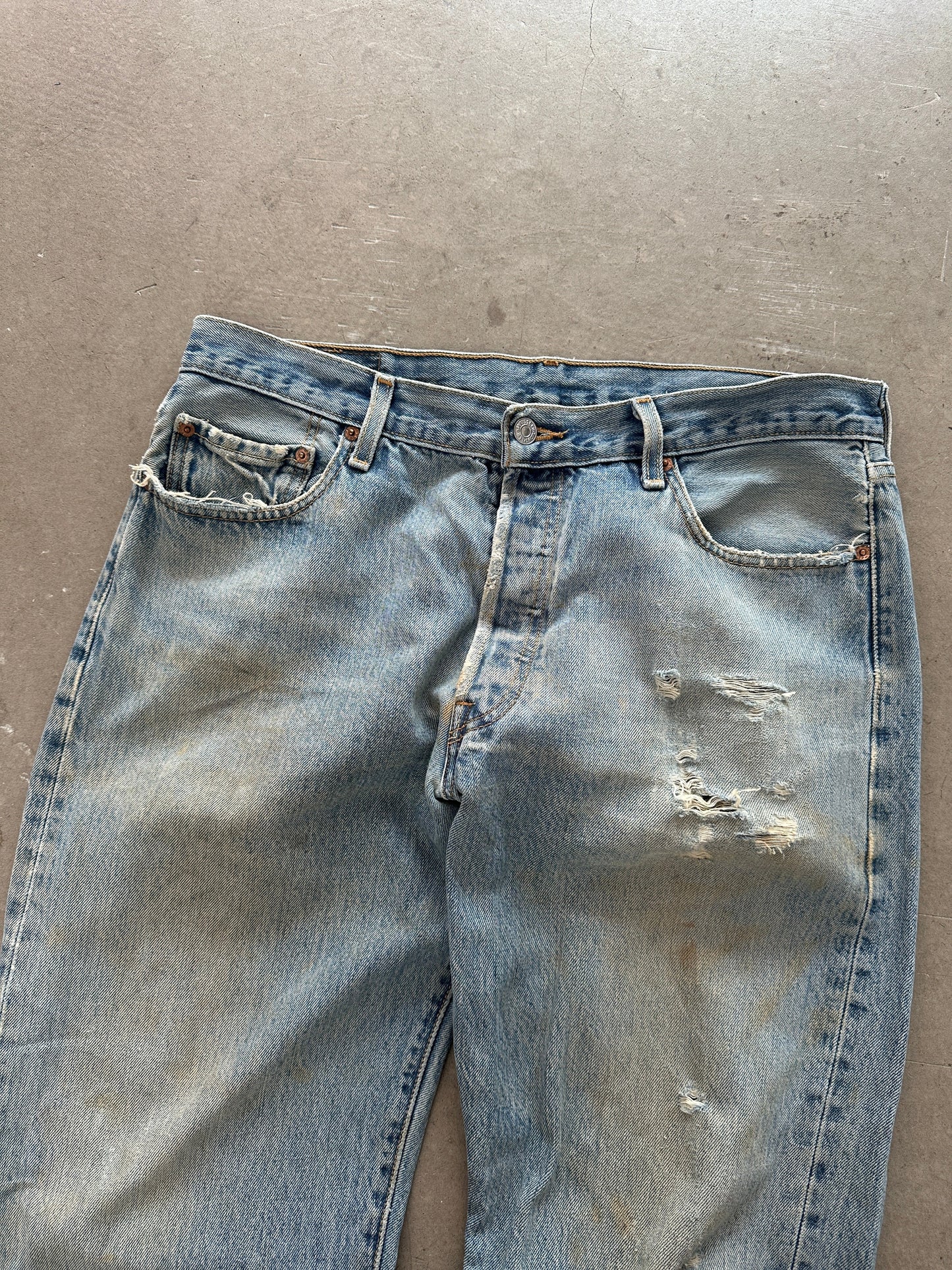 1990’s Levi’s 501 Jeans - 36 x 32 | W35, Red