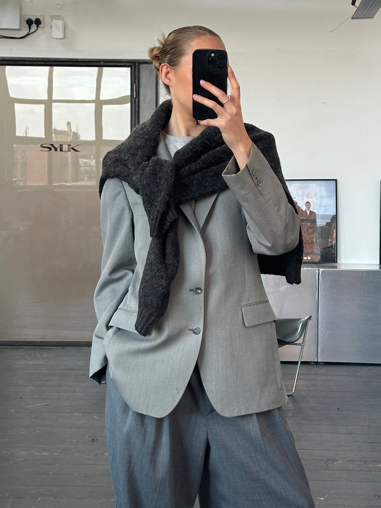 Yves Saint Laurent 1990s Pure Wool Single Breasted Blazer - 40R/L