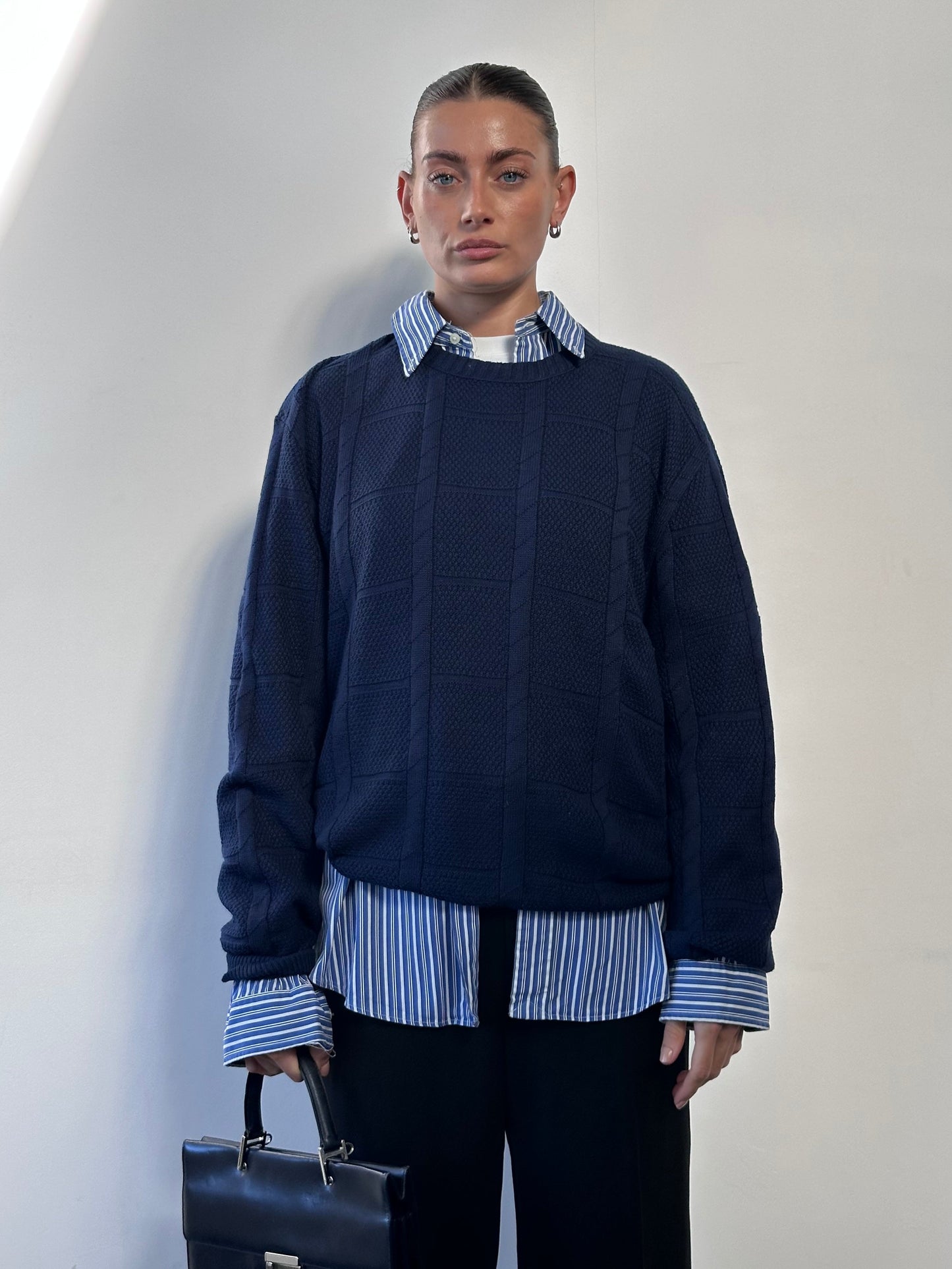 Christian Dior Monsieur 1980s Knitted Jumper - L