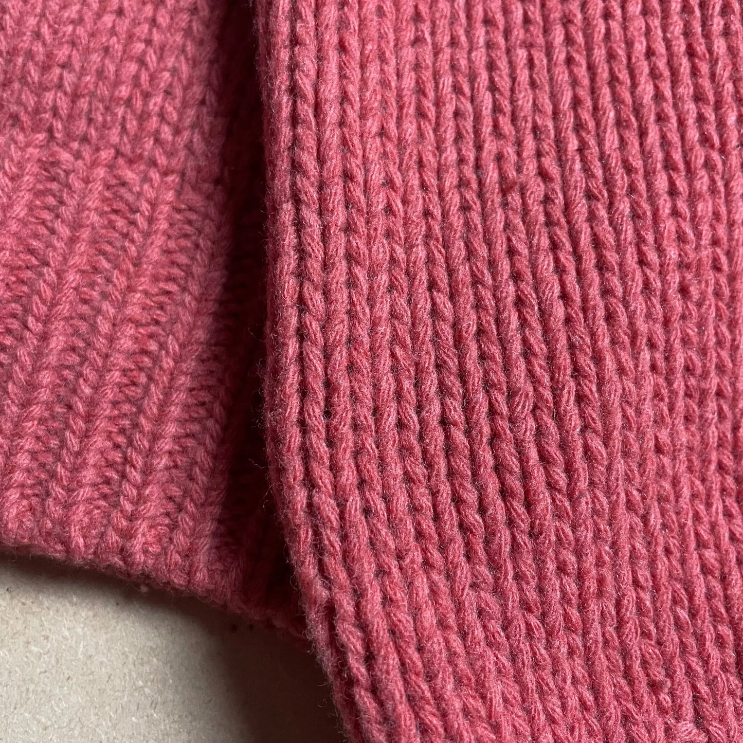 A/W 1992 Coral Hand Woven Knitted Roll Neck