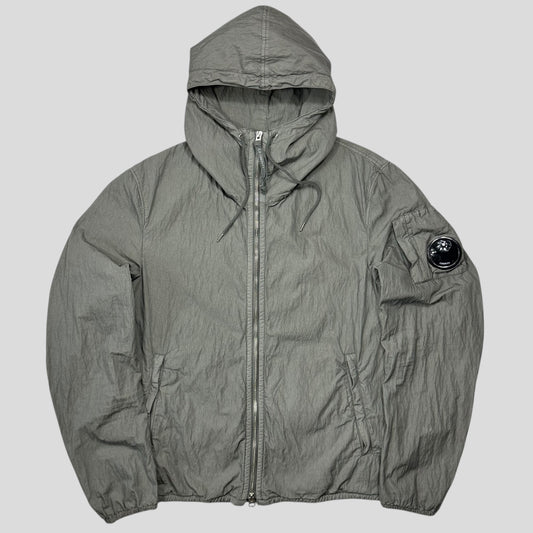 CP Company 00’s Steel Grey Goggle Nylon Shimmer Jacket - IT48 (M)