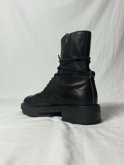 ANN DEMEULEMEESTER LACE UP BOOT | Default Title, Black