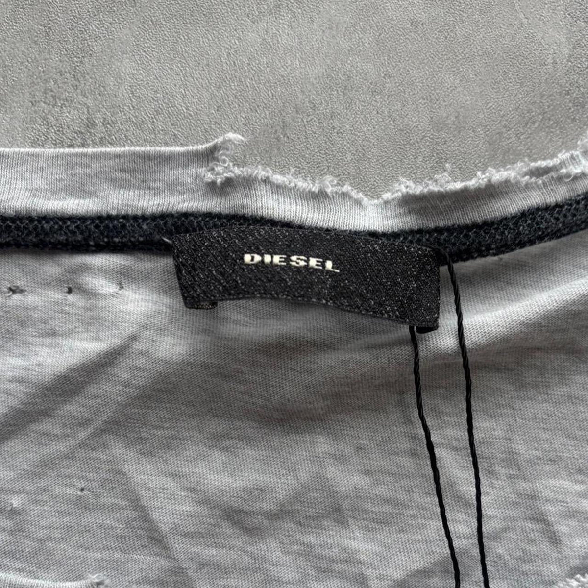 DIESEL DISTRESSED T-SHIRT | O/S, Red
