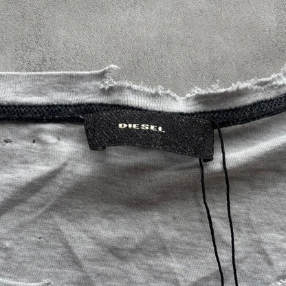 DIESEL DISTRESSED T-SHIRT | O/S, Red