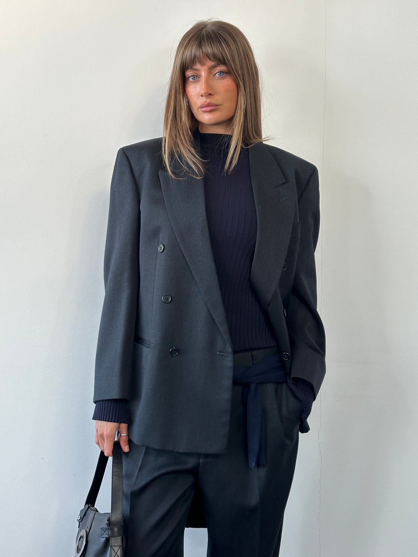 Pierre Cardin 1990s Pure Wool Double Breasted Suit - 42S/W32