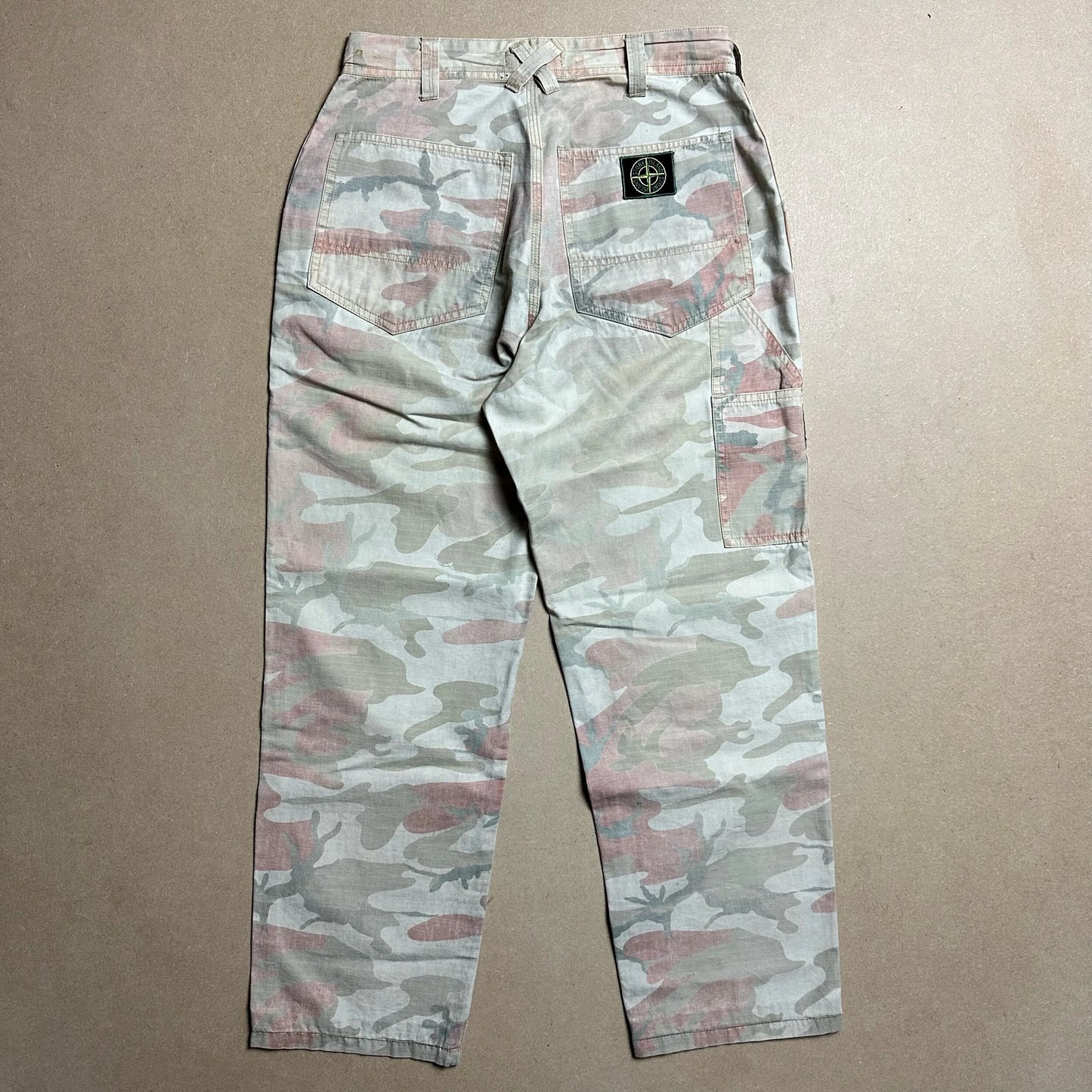 S/S1990 Ripstop Cotton Ice Camo Work Pants