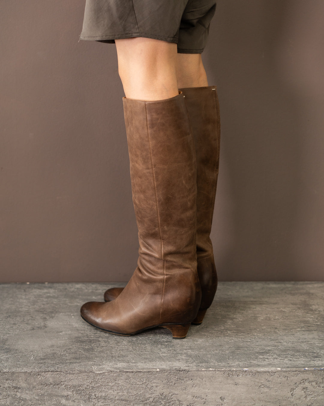 MARGIELA KNEE HIGH BOOTS (EU 38)