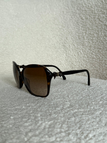 Vintage 2000s Chanel Oversized Sunglasses | O/S, Brown