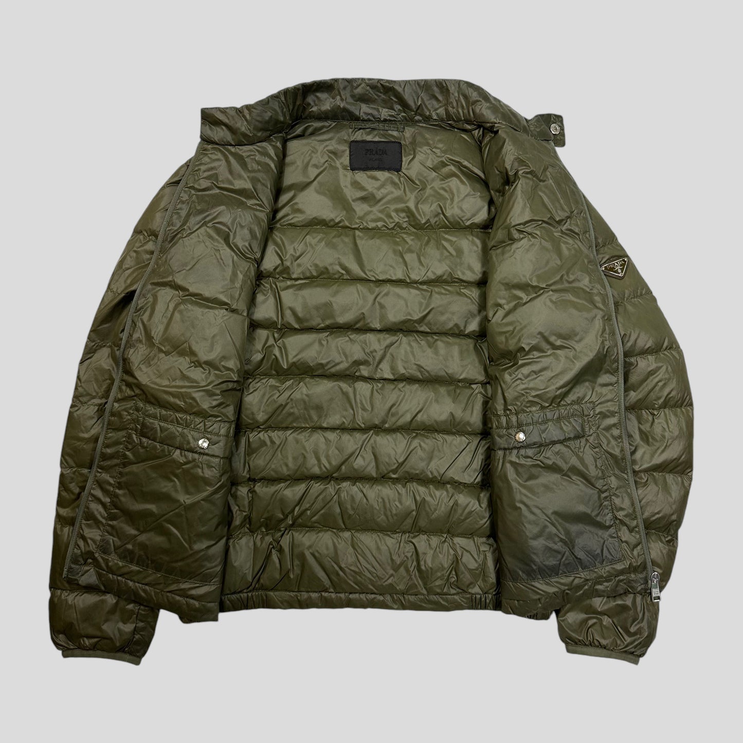 Prada Milano 2014 Nylon Light Down Puffer Jacket - IT52