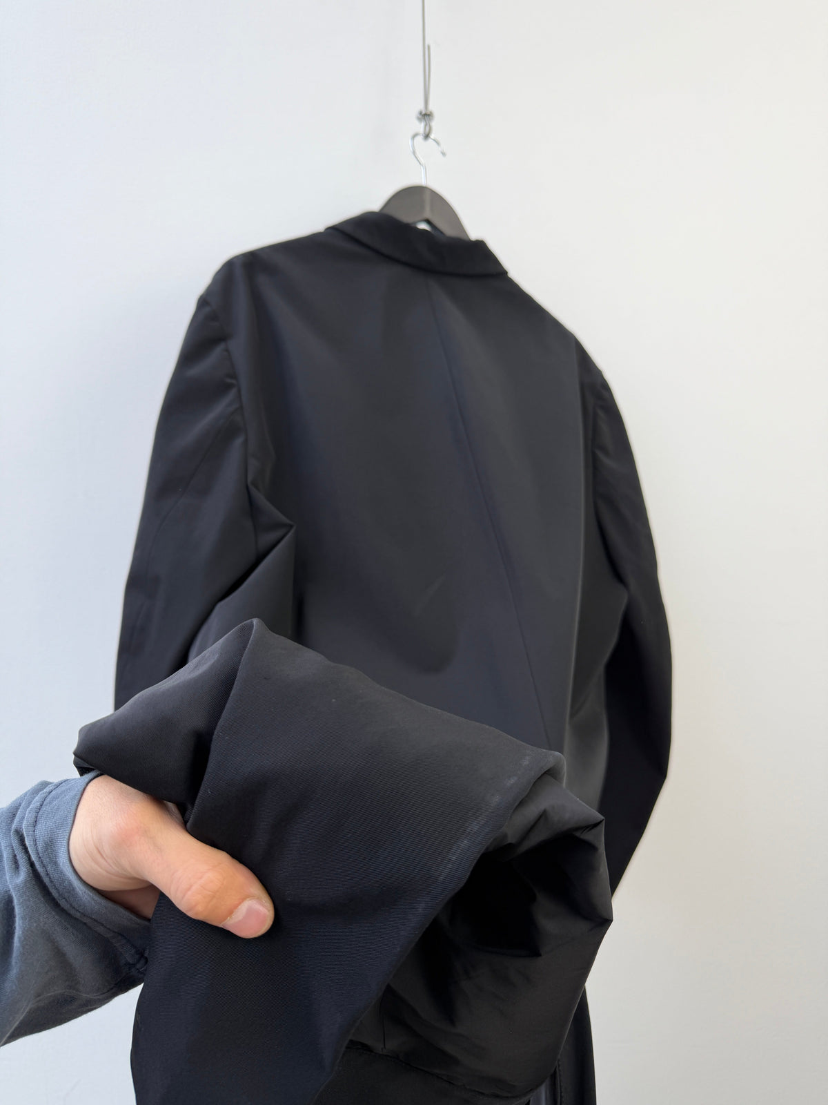 Prada 90s Trench Coat | O/S, Black