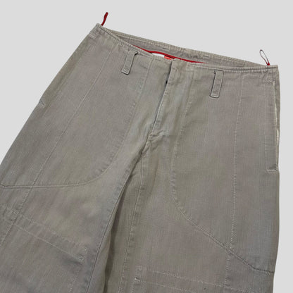 Prada Sport 00’s Twill Cotton Baggy Carpenter Trousers - IT48 | Default Title, Grey