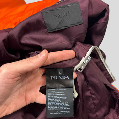 Prada 2018 Orange & Plum Gabardine Nylon Work Jacket - IT52 (L)