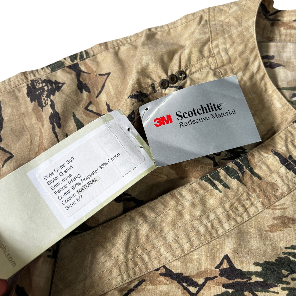 Maharishi 00's Bonsai Kimono Top UK 6/8 | 6/8, Beige