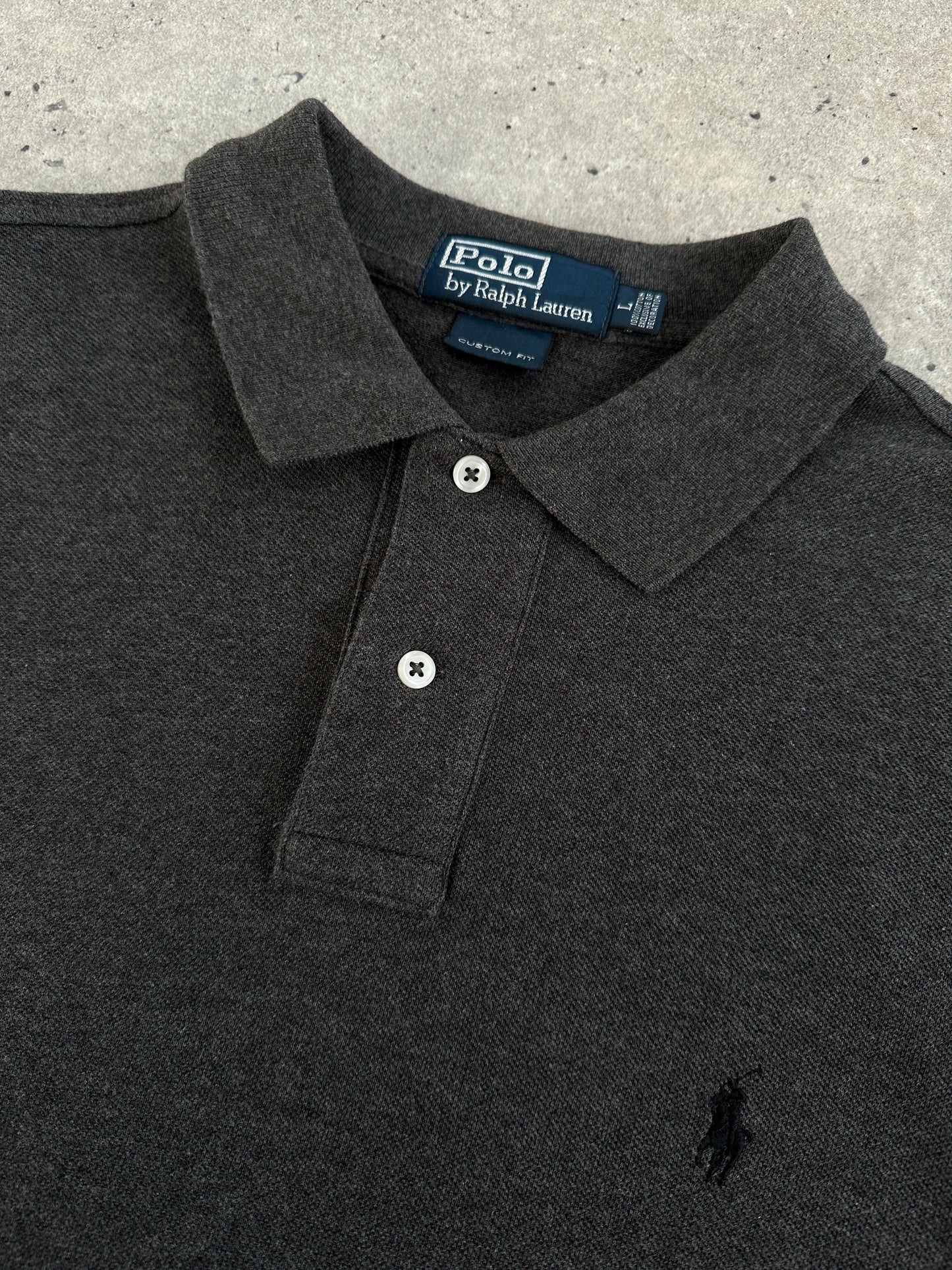 Ralph Lauren Pure Cotton Logo Polo Shirt - L