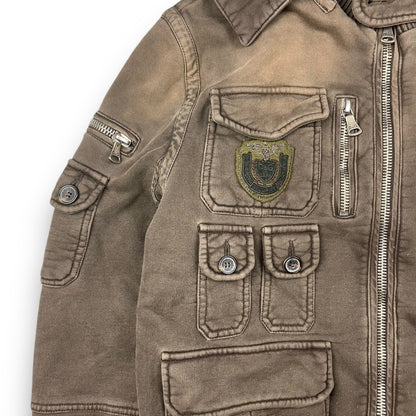 2008 Dolce & Gabbana Rabbit Fur Cargo Jacket (M) | Default Title, Brown