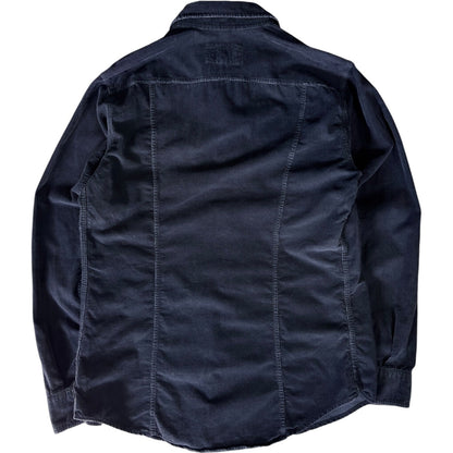 Armani Jeans 00’s Mini Corduroy Shirt S | Small, Navy