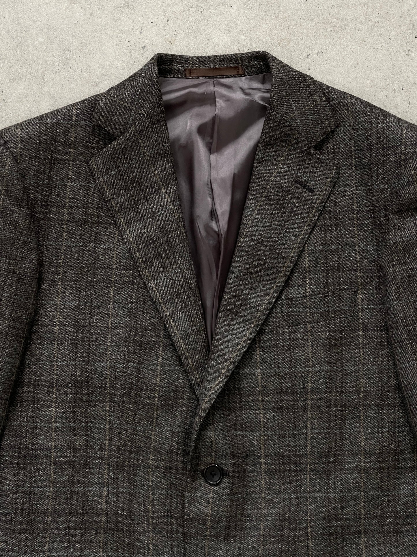 Le Chic x Loro Piana 1990s Pure Wool Check Blazer - 36R/S
