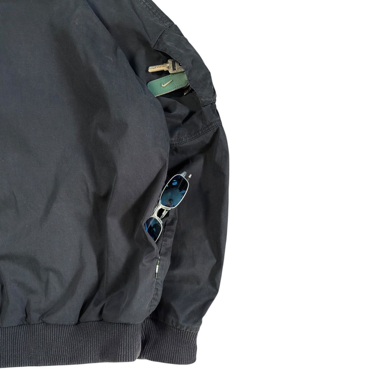 Maharishi 2002 Ribbed Neck Drill Top S | Small, Black