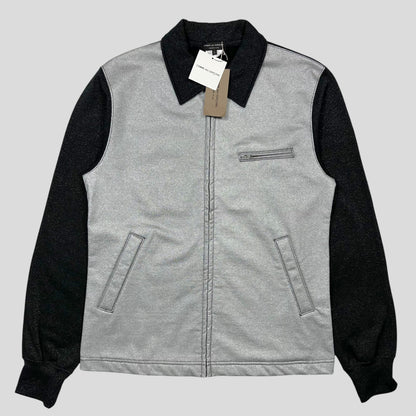 CDG Homme 2011 Silver Glitter Tri-pocket Work Jacket - L (M)