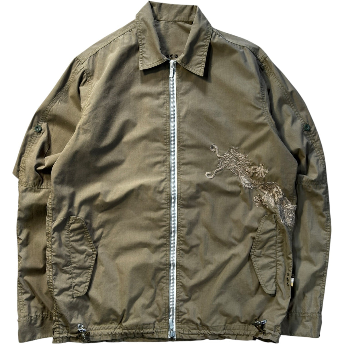 Maharishi 00’s Embroidered Dragon Utility Jacket L | Large, Multicoloured