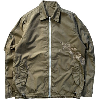 Maharishi 00’s Embroidered Dragon Utility Jacket L | Large, Multicoloured