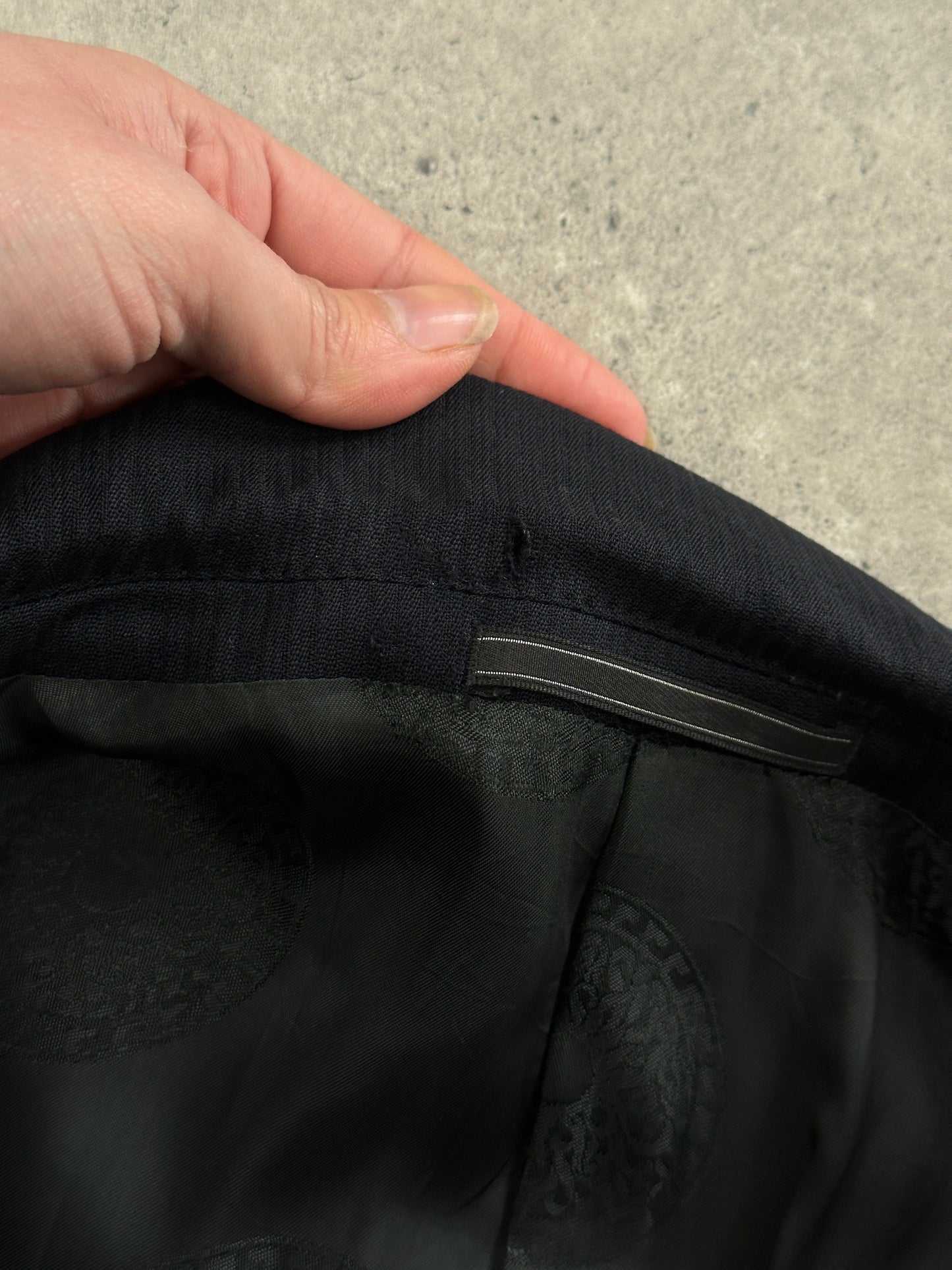 Versace Classic V2 90s Wool Single Breasted Blazer - 42R/XL