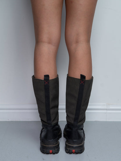 PRADA COMBAT BOOTS (EU 38) | DEFAULT TITLE, Black