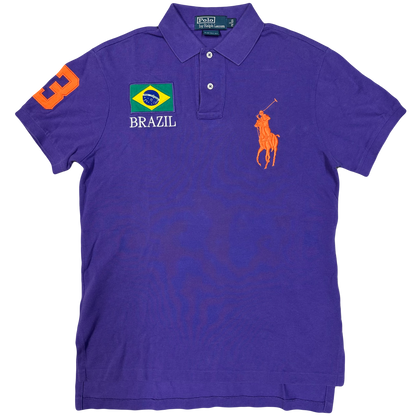 Ralph Lauren Brazil Polo In Purple ( S )