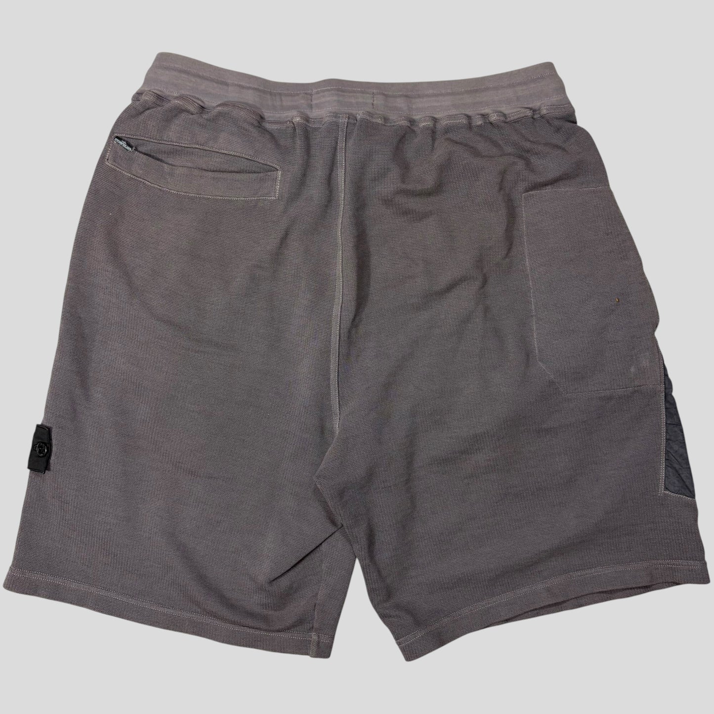 Stone Island Shadow Project SS20 Cotton & Nylon Metal Baggy Shorts - M/L | Default Title, Grey