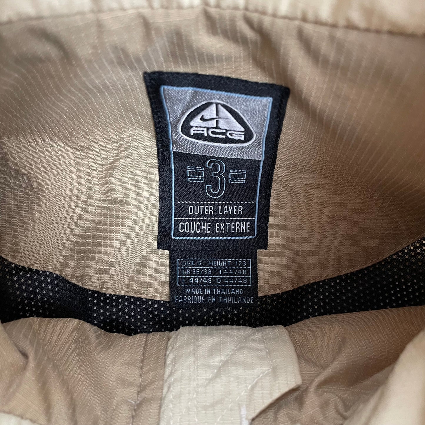 Vintage Nike ACG 3D Pocket Jacket, Size Small | O/S, Beige