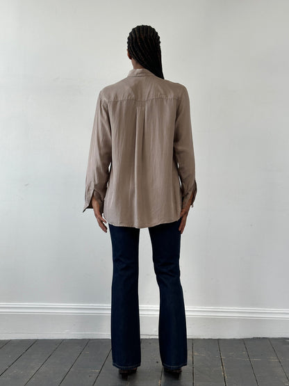 Vintage 1990s Pure Silk Shirt - M/L
