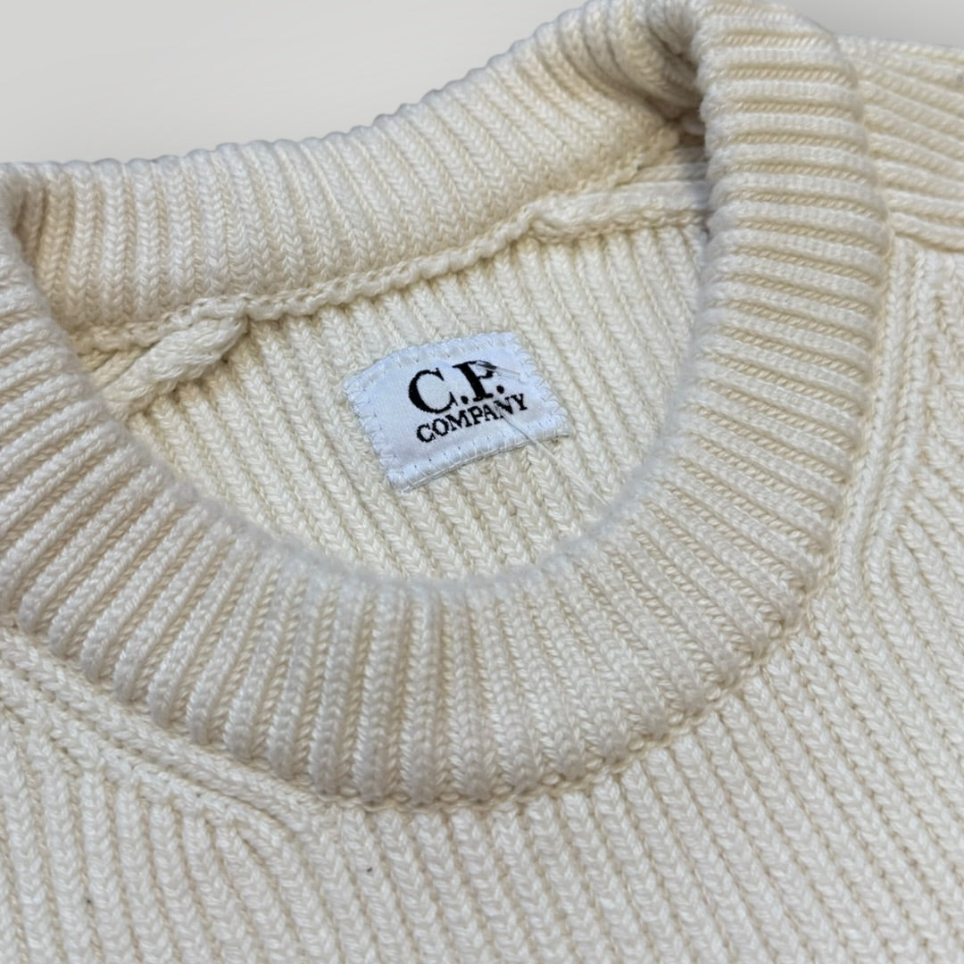 C.P. Company Cotton Mix Chunky Knit L | Default Title, White