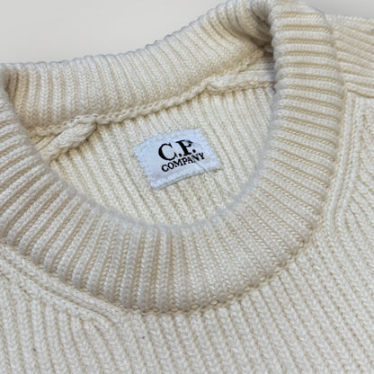 C.P. Company Cotton Mix Chunky Knit L | Default Title, White