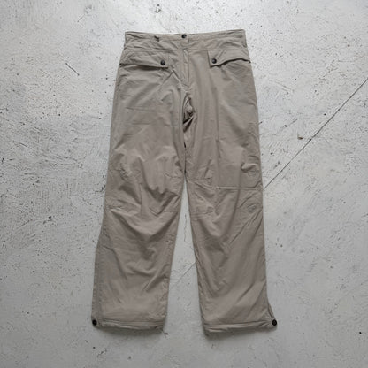 1990s armani jeans cotton snow trousers | O/S, Beige