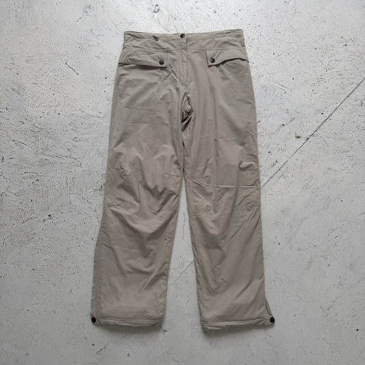 1990s armani jeans cotton snow trousers | O/S, Beige