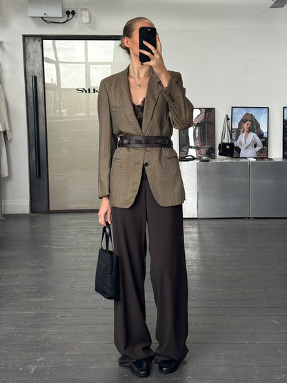 Pal Zileri x Loro Piana Tasmanian Wool Mini Check Blazer - 36R/M