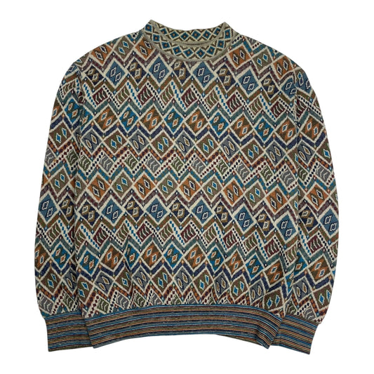 Vintage Missoni Sport Knit, Size Large | O/S, Multicolour