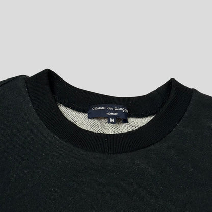 Comme Des Garçons Homme 2007 Asymmetrical Wool Panelled Sweatshirt -  M/L | Default Title, Multicoloured
