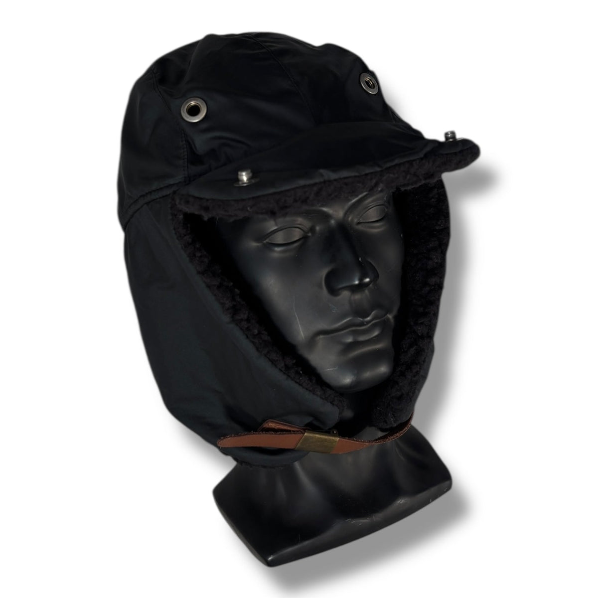 Nike 00’s Black Fleece Trapper Hat | O/S, Black