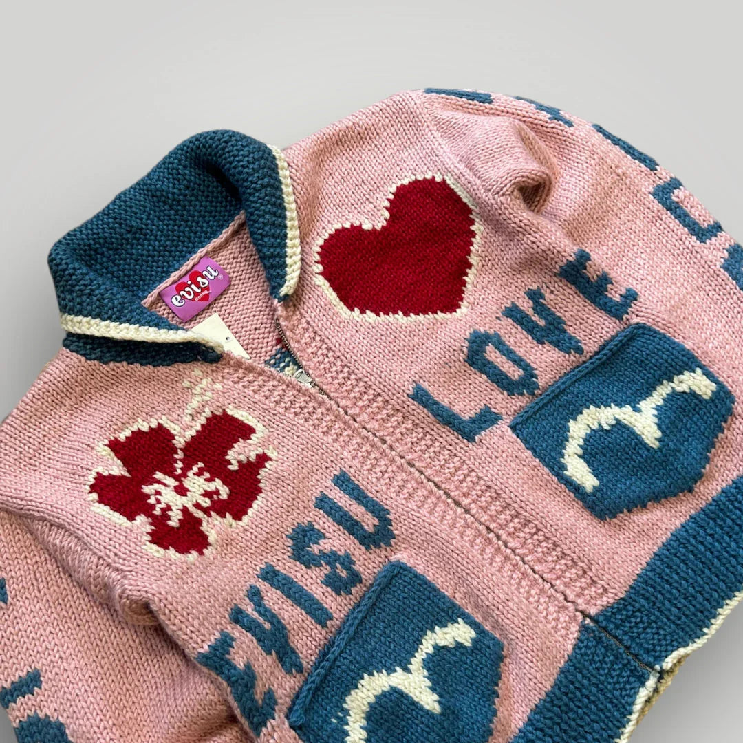 Evisu Donna Knitted Cardigan Cowichan M