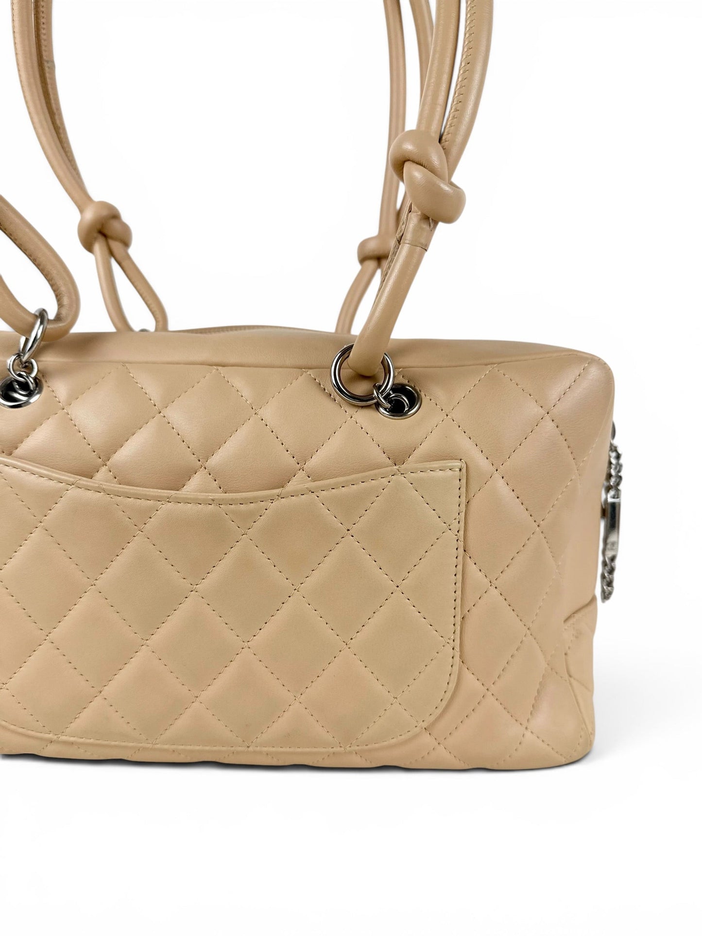 2005 Chanel Cambon Leather Bowling Handbag | O/S, Multicoloured