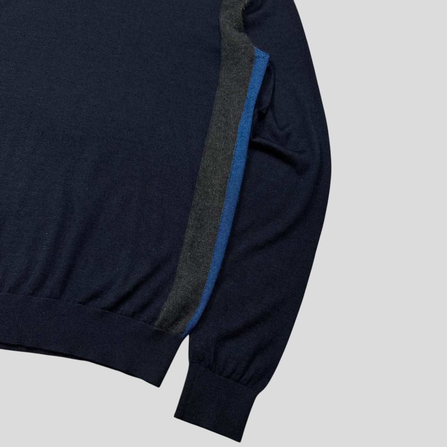 Gucci Superfine Silk & Cashmere Lightweight Panelled Knit - M | Default Title, Multicoloured