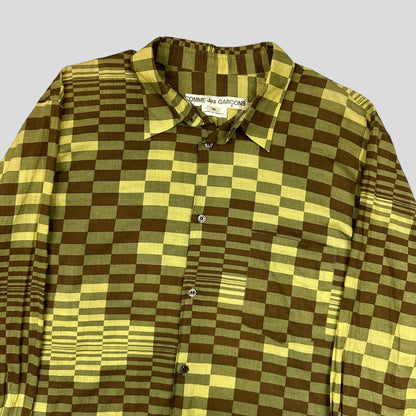 Comme Des Garçons AD2000 Optical Illusion Shirt - M