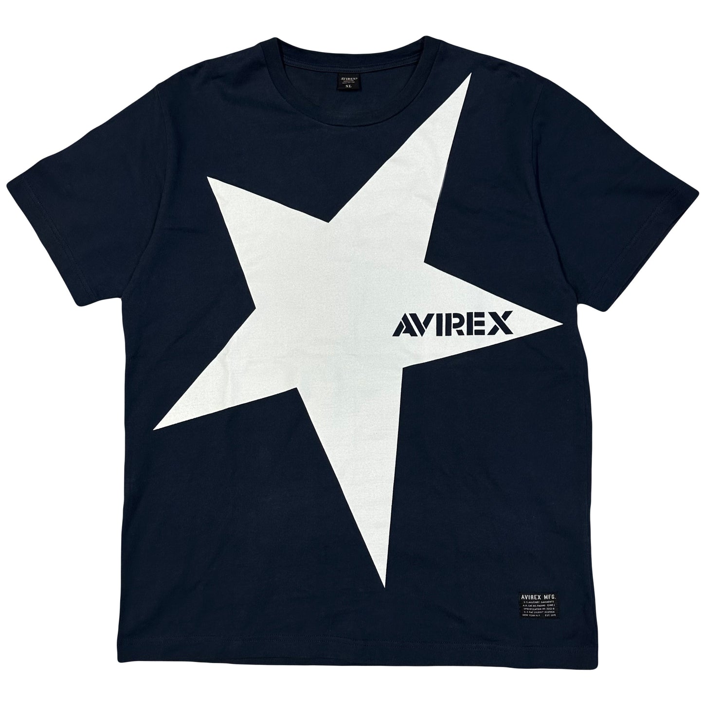 Avirex Star T-Shirt In Navy ( XL )