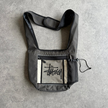 Stussy RARE 1990s technical cross body messenger bag (15”x12”)