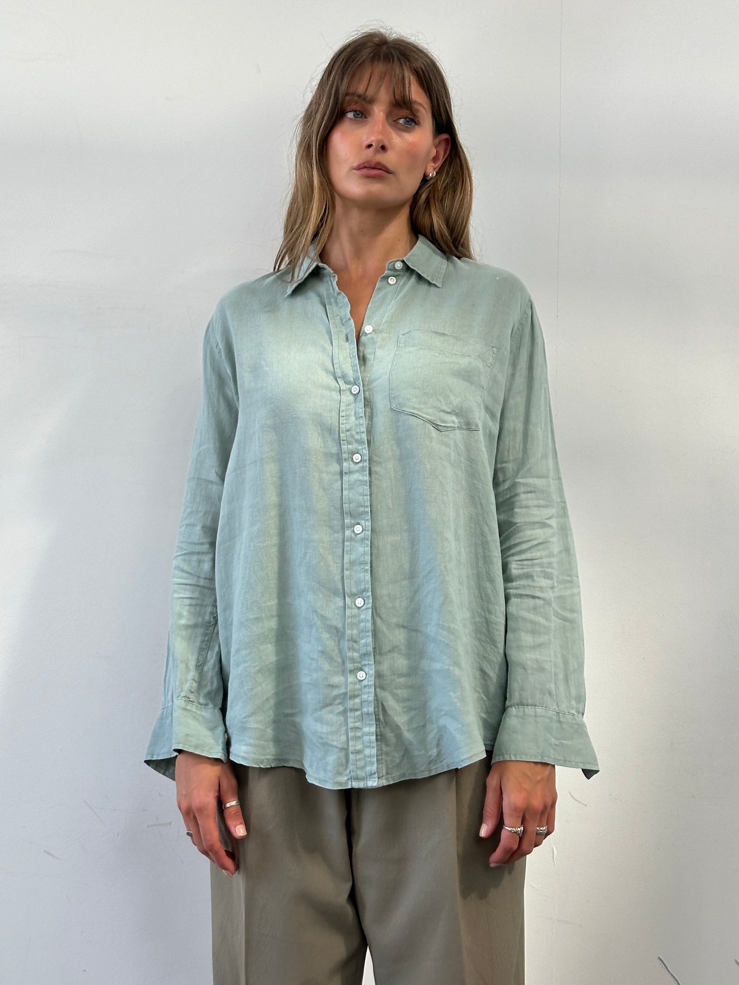 Gap Relaxed Pure Linen Shirt - L